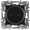 12-2105-06 ЭРА Розетка 2P 16A-250В IP20 12 чёрный