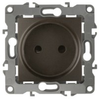 12-2105-13 ЭРА Розетка 2P 16A-250В IP20 12 бронза