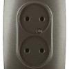 12-2107-13 ЭРА Розетка 2X2P 16A-250В IP20 12 бронза