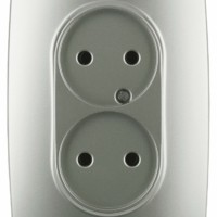12-2107-15 ЭРА Розетка 2X2P 16A-250В IP20 12 перламутр