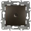 Розетка ТВ одиночная IP20 Эра12 бронза