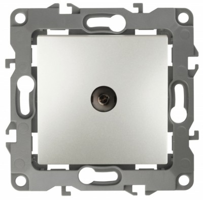 Розетка ТВ одиночная IP20 Эра12 перламутр