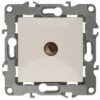 Розетка ТВ проходная IP20 Эра12 слоновая кость