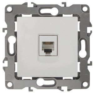 Розетка ТФ RJ11 IP20 12 белый