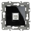 Розетка ТФ RJ11 IP20 12 чёрный
