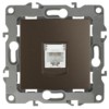 Розетка ТФ RJ11 IP20 12 бронза