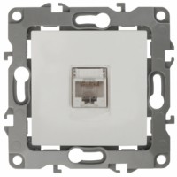 12-3107-01 ЭРА Розетка информационная RJ45 IP20 12 белый