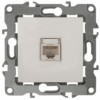 12-3107-02 ЭРА Розетка информационная RJ45 IP20 12 слоновая кость