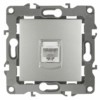 12-3107-03 ЭРА Розетка информационная RJ45 IP20 12 алюминий