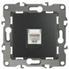 12-3107-05 ЭРА Розетка информационная RJ45 IP20 12 антрацит