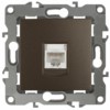 12-3107-13 ЭРА Розетка информационная RJ45 IP20 12 бронза