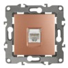 12-3107-14 ЭРА Розетка информационная RJ45 IP20 12 медь