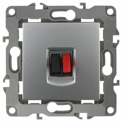 12-3111-03 ЭРА Розетка аудио IP20 12 алюминий