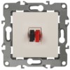 12-3111-02 ЭРА Розетка аудио IP20 12 слоновая кость