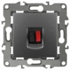 12-3111-12 ЭРА Розетка аудио IP20 12 графит