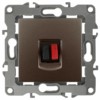 12-3111-13 ЭРА Розетка аудио IP20 12 бронза