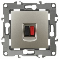 12-3111-15 ЭРА Розетка аудио IP20 12 перламутр