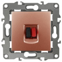 12-3111-14 ЭРА Розетка аудио IP20 12 медь