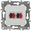 12-3112-01 ЭРА Розетка аудио двойная IP20 12 белый