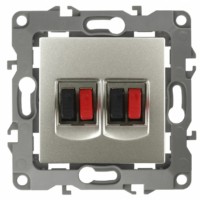 12-3112-15 ЭРА Розетка аудио двойная IP20 12 перламутр