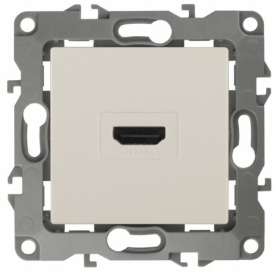 12-3114-02 ЭРА Розетка HDMI IP20 12 слоновая кость