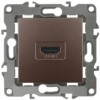 12-3114-13 ЭРА Розетка HDMI IP20 12 бронза
