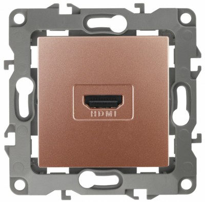 12-3114-14 ЭРА Розетка HDMI IP20 12 медь