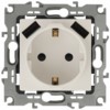 12-4109-02 ЭРА Розетка 2P+E 16A-250В штор. с 2xUSB 5В-3А 12 слоновая кость