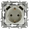 12-4109-15 ЭРА Розетка 2P+E 16A-250В штор. с 2xUSB 5В-3А 12 перламутр