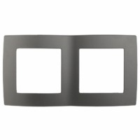 12-5002-12 ЭРА Рамка на 2 поста, Эра12, графит