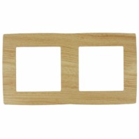 12-5002-11 ЭРА Рамка на 2 поста, Эра12, сосна