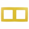 12-5002-21 ЭРА Рамка на 2 поста, Эра12, жёлтый
