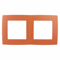 12-5002-22 ЭРА Рамка на 2 поста, Эра12, оранжевый