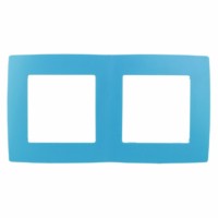 12-5002-28 ЭРА Рамка на 2 поста, Эра12, голубой