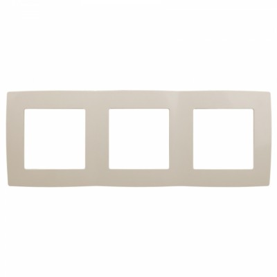 12-5003-02 ЭРА Рамка на 3 поста, Эра12, слоновая кость