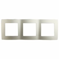 12-5003-04 ЭРА Рамка на 3 поста, Эра12, шампань