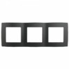 12-5003-05 ЭРА Рамка на 3 поста, Эра12, антрацит