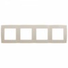 12-5004-02 ЭРА Рамка на 4 поста, Эра12, слоновая кость