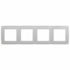 12-5004-01 ЭРА Рамка на 4 поста, Эра12, белый
