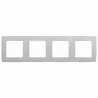 12-5004-01 ЭРА Рамка на 4 поста, Эра12, белый