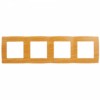 12-5004-07 ЭРА Рамка на 4 поста, Эра12, ольха