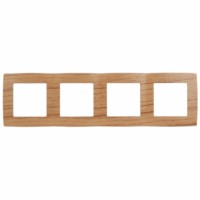 12-5004-09 ЭРА Рамка на 4 поста, Эра12, дуб