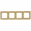12-5004-11 ЭРА Рамка на 4 поста, Эра12, сосна