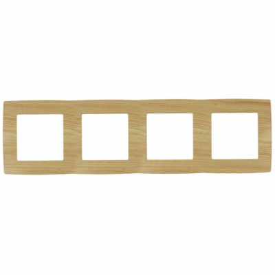 12-5004-11 ЭРА Рамка на 4 поста, Эра12, сосна