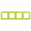 12-5004-26 ЭРА Рамка на 4 поста, Эра12, лайм