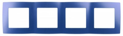 12-5004-29 ЭРА Рамка на 4 поста, Эра12, ультрамарин