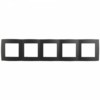 12-5005-05 ЭРА Рамка на 5 постов, Эра12, антрацит