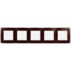 12-5005-10 ЭРА Рамка на 5 постов, Эра12, венге