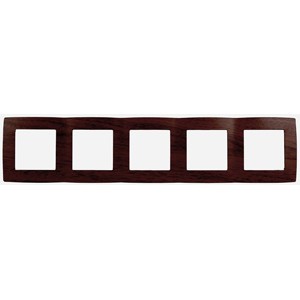 12-5005-10 ЭРА Рамка на 5 постов, Эра12, венге