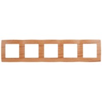 12-5005-09 ЭРА Рамка на 5 постов, Эра12, дуб